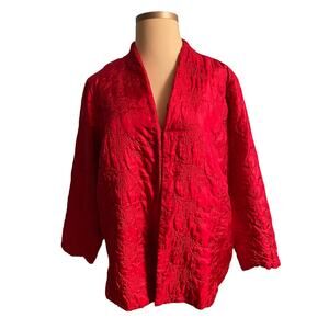 MAGGIE BARNES Size‎ 22/24 Red Casual Jacket